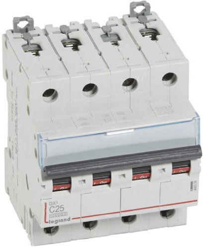 Выключатель автоматический Legrand DX3-E 10000 4п 25А C 16кА фото Выключатель автоматический Legrand DX3-E 10000 4п 25А C 16кА картинка